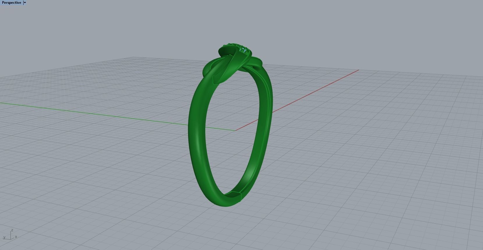 gold ring 3D print model_8