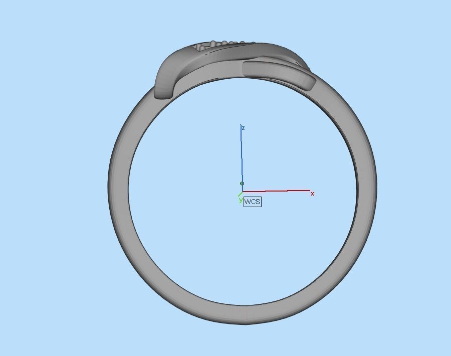 gold ring 3D print model_12