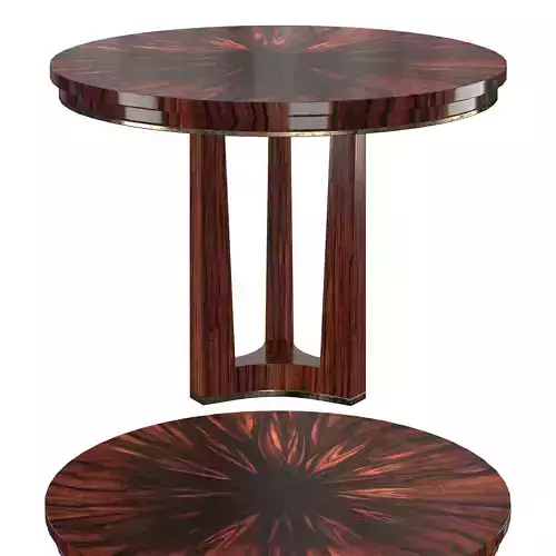 Small Round Breakfast Room Art Deco Table