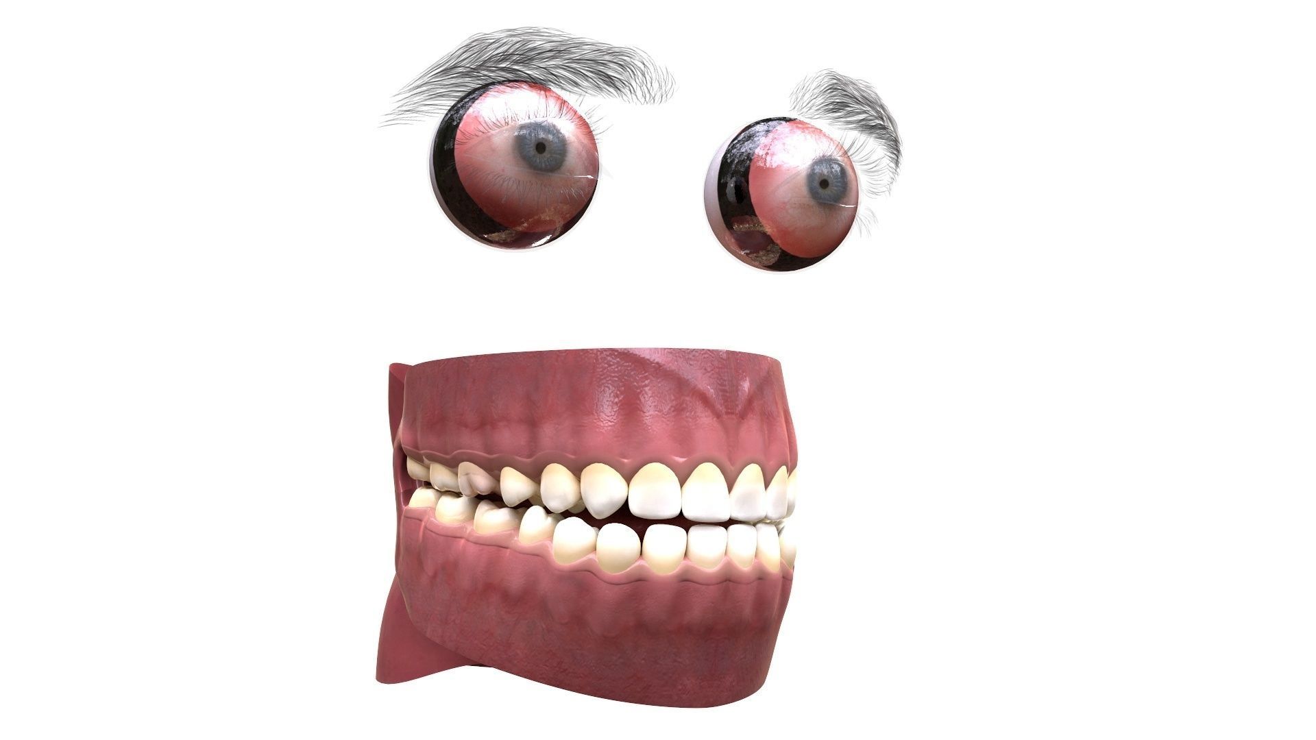 Mens and Womens Overalls 1 3D Model Collection_18