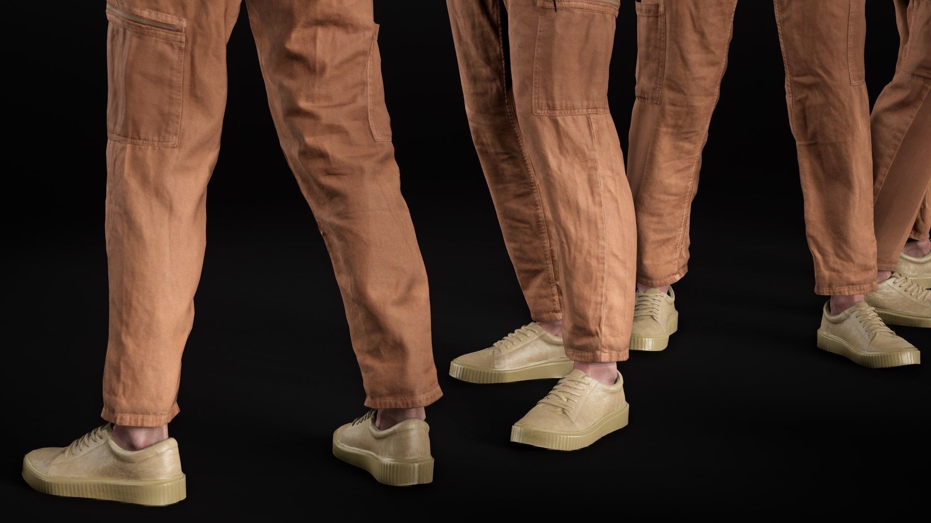 Mens and Womens Overalls 1 3D Model Collection_38