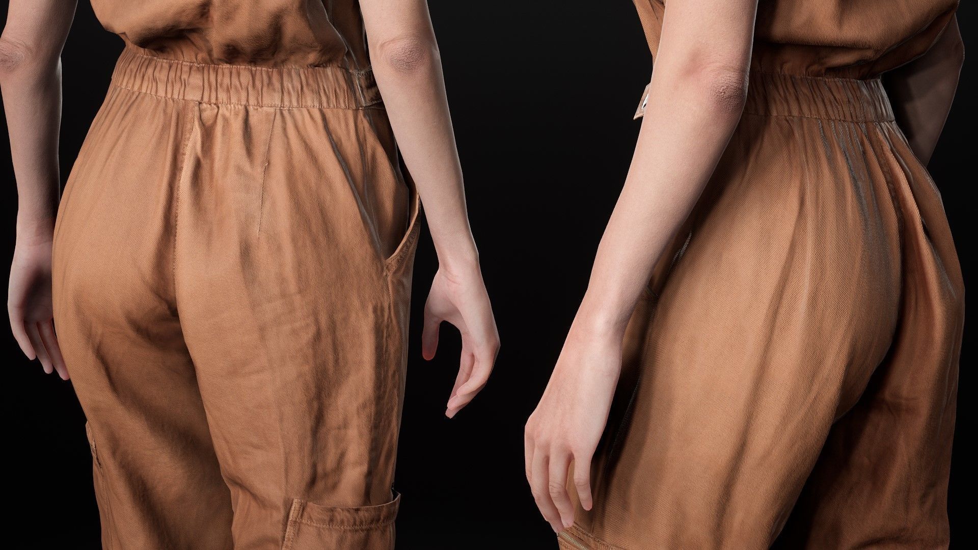 Mens and Womens Overalls 1 3D Model Collection_39