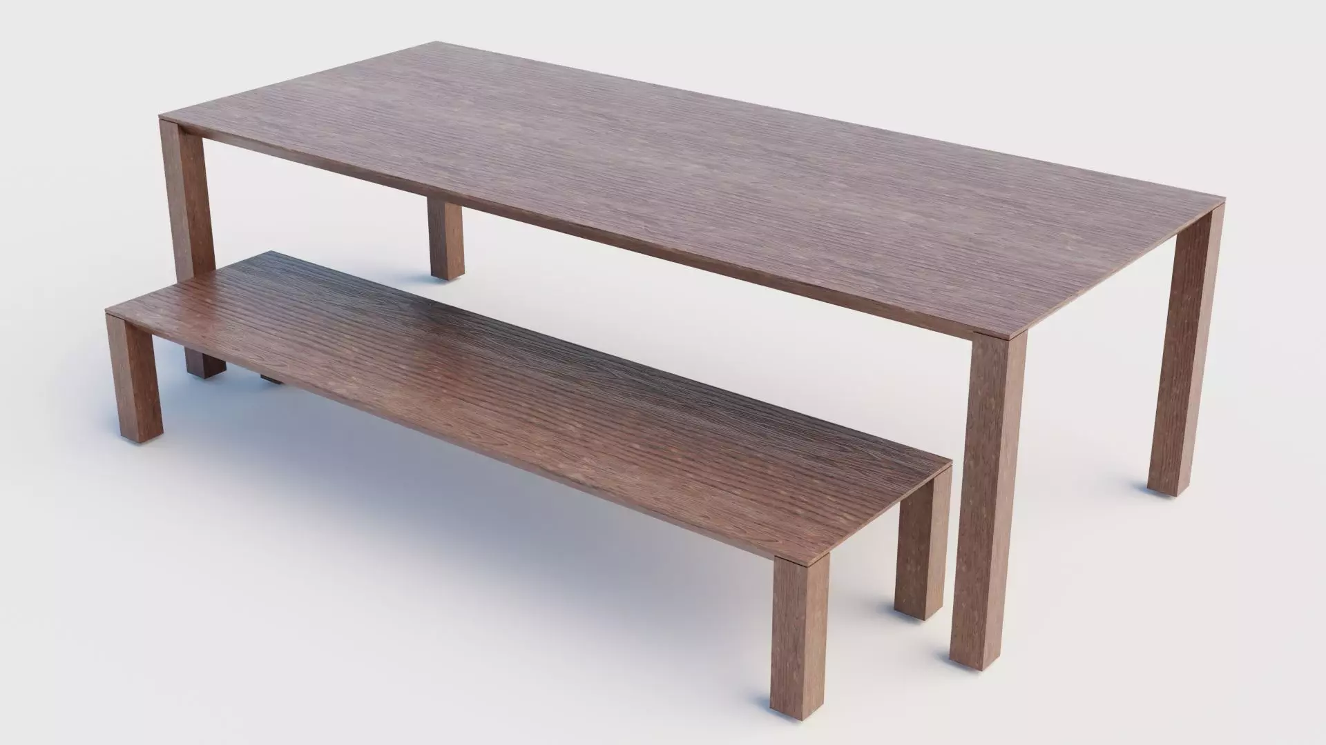 PIANCA TABLE - WOODY MODEL stl 3D model_0