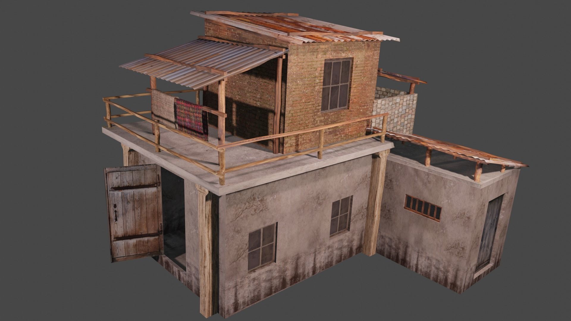 Old House 3D  3D model_2