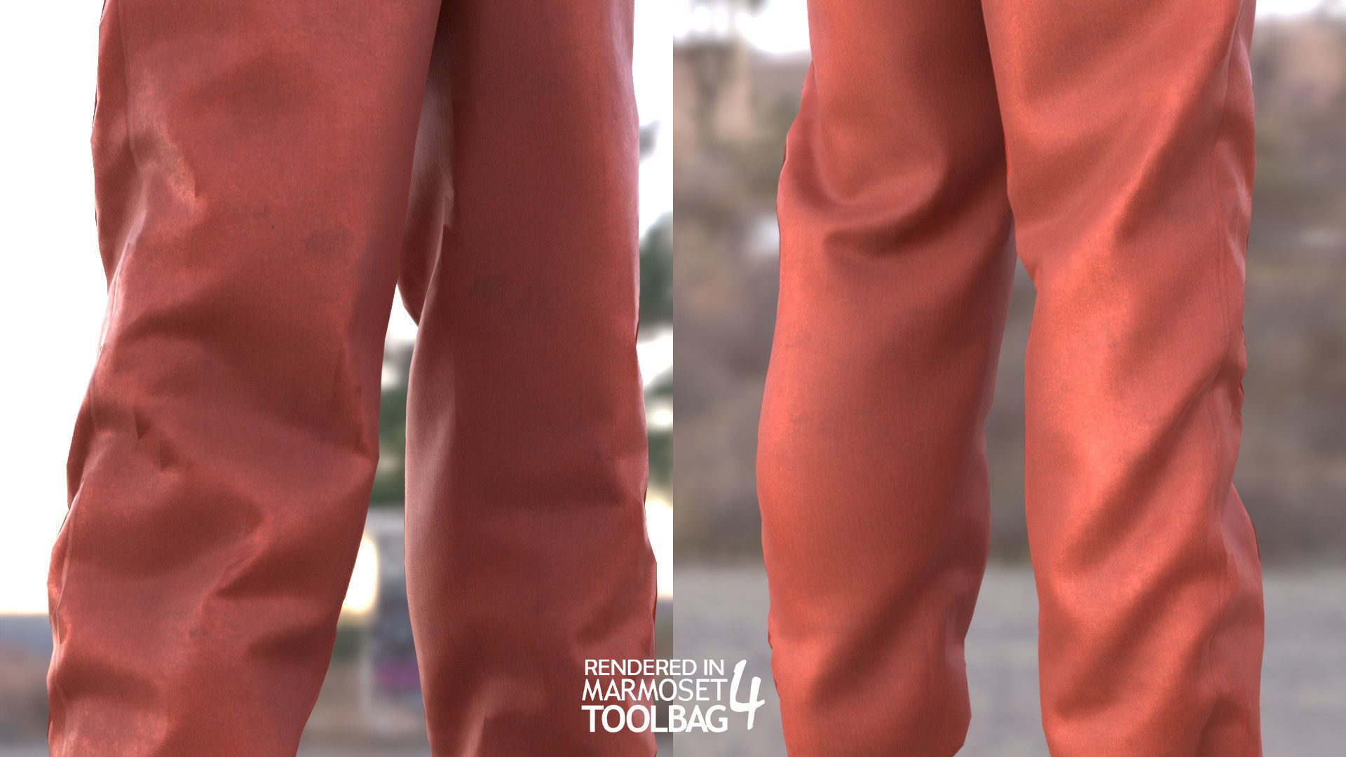 Mens and Womens Prison Uniform 1 3D Model Collection_18