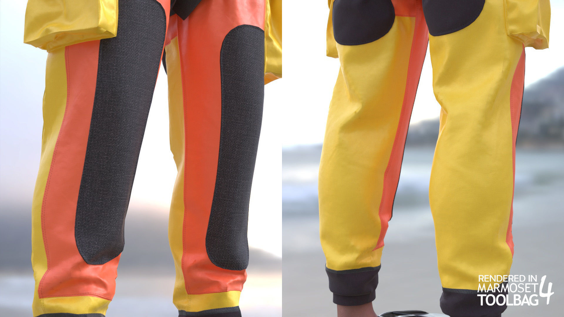 Mens and Womens Rescue Swimming Suit 1 3D Model Collection_20