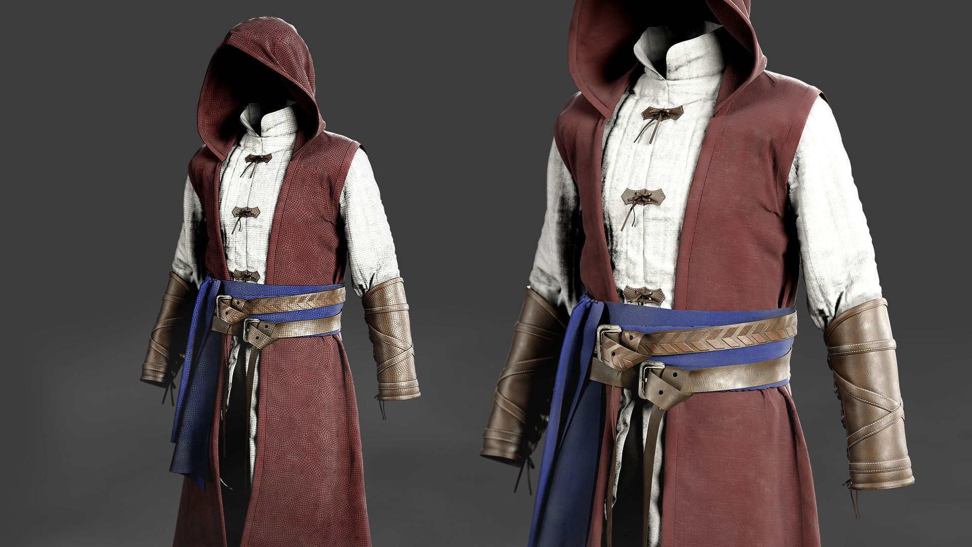 Fantasy Outfit 3D model_1
