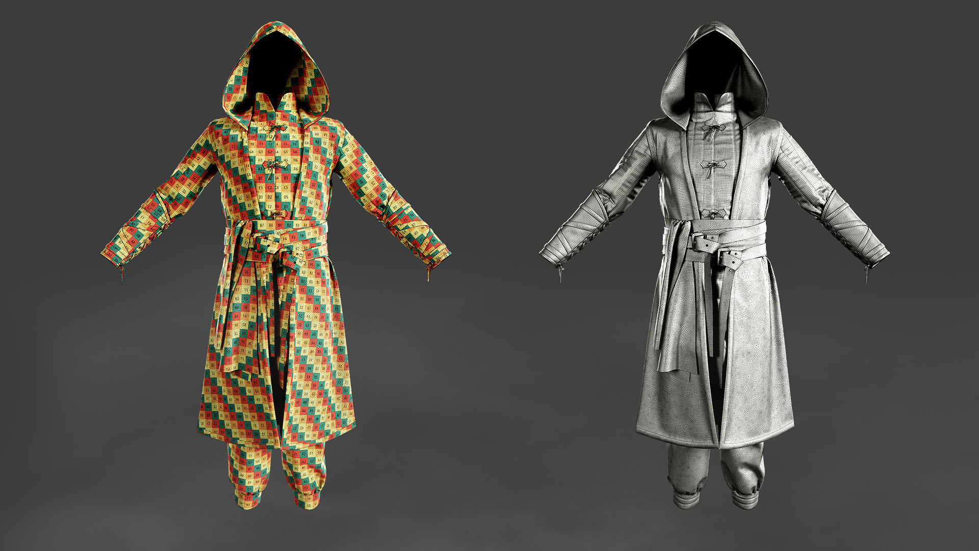 Fantasy Outfit 3D model_3