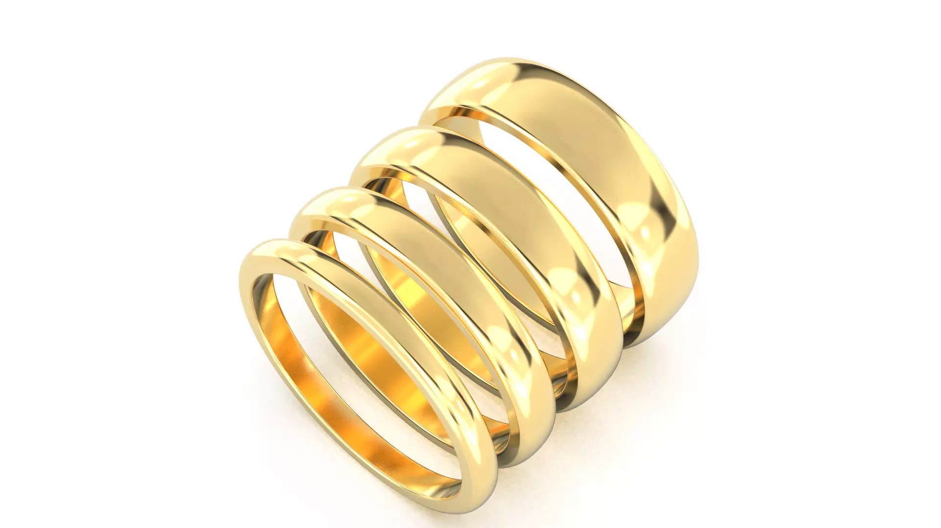 D Court Band Ring for Men R038 3D print model