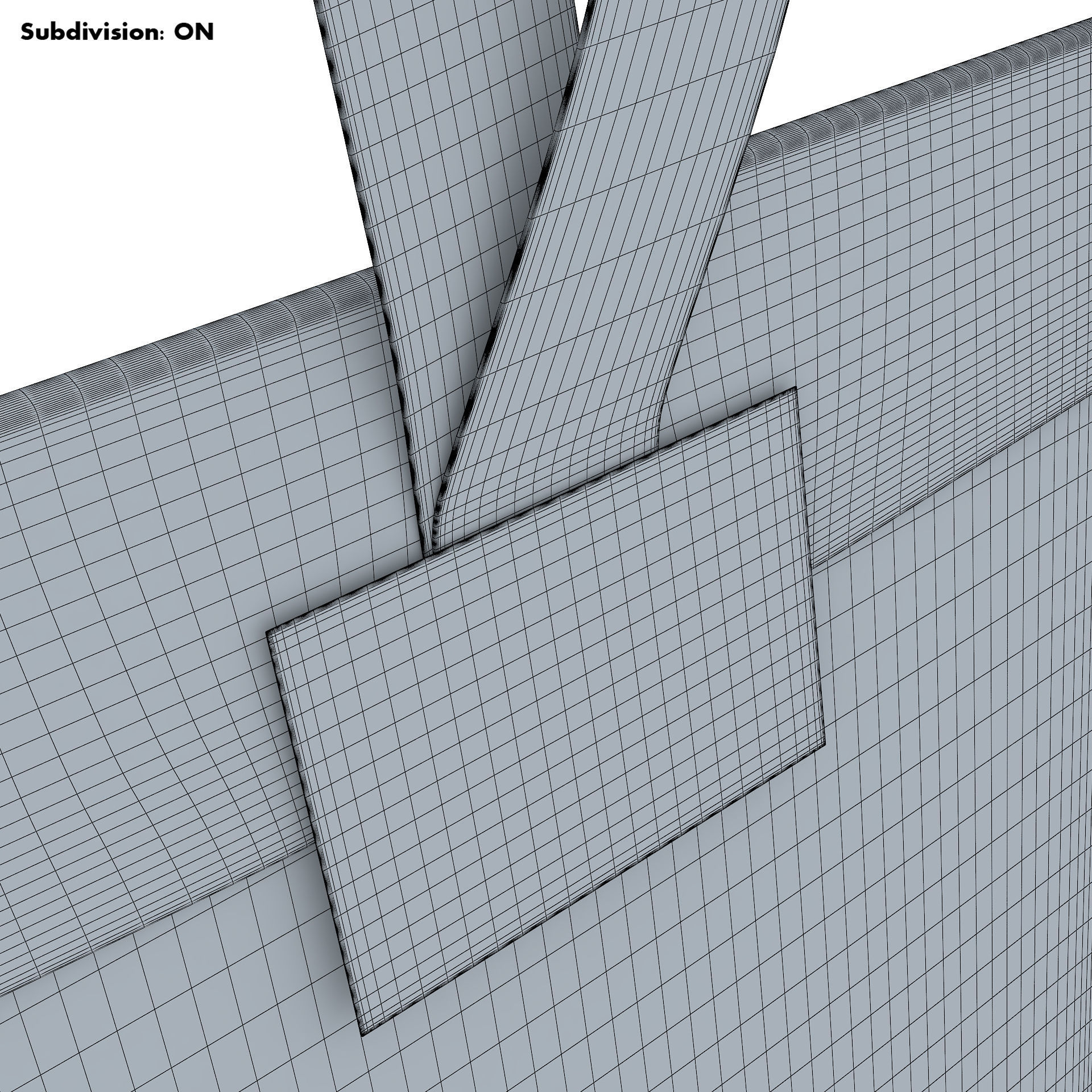 Gift Paper Bag M 1 3D model_22