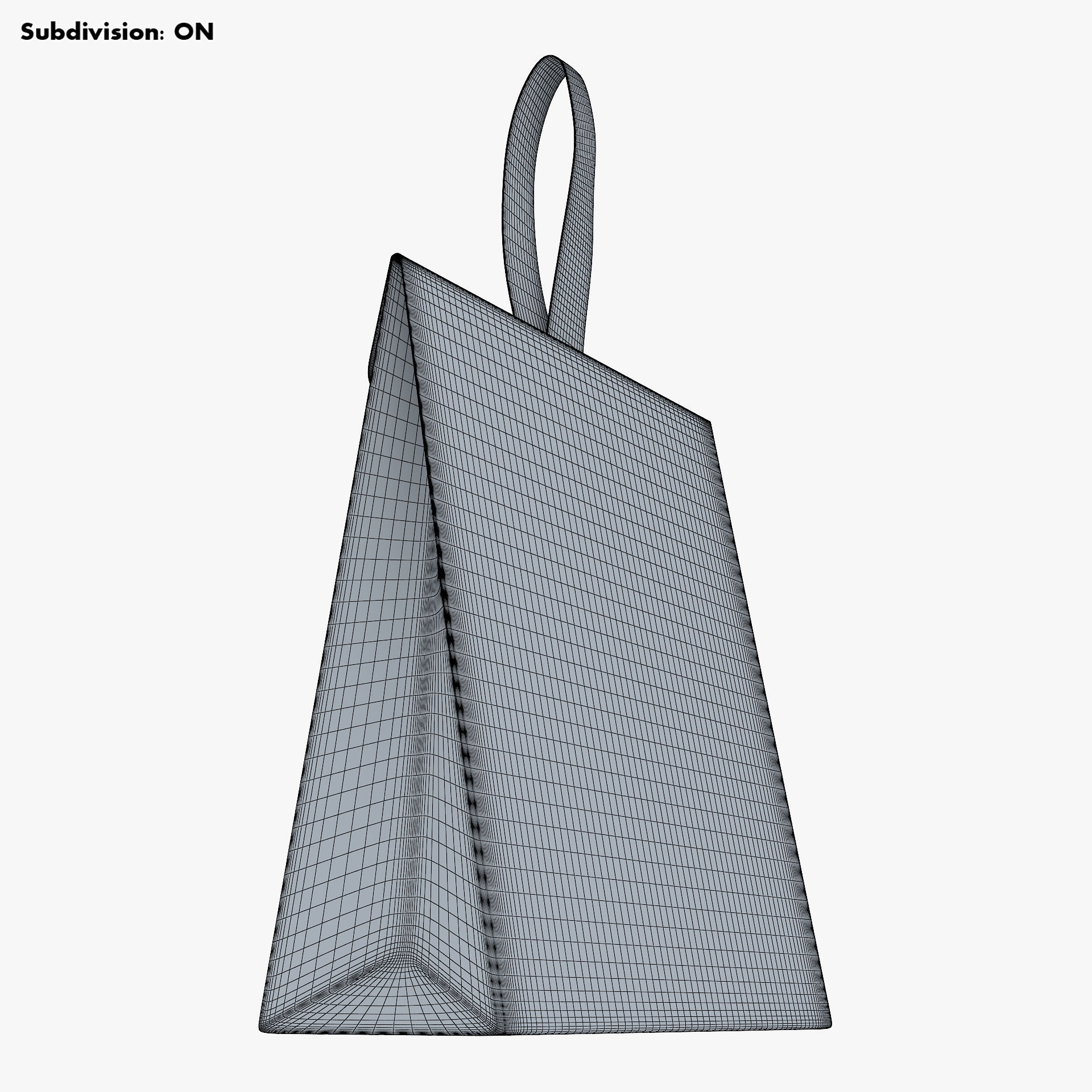 Gift Paper Bag M 1 3D model_10