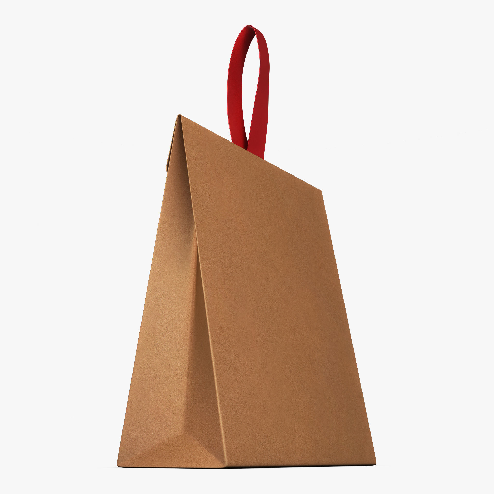 Gift Paper Bag M 1 3D model_1