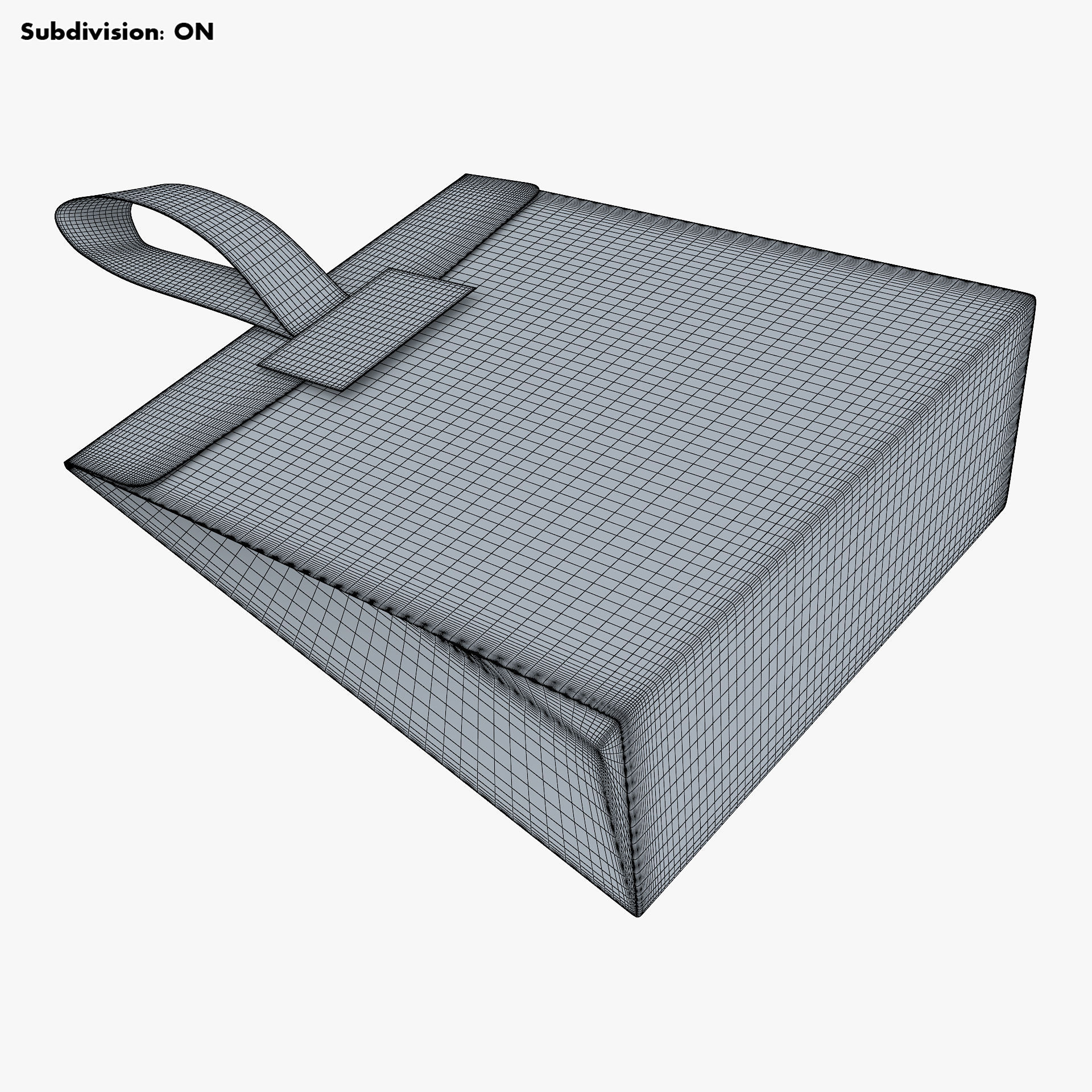 Gift Paper Bag M 1 3D model_18