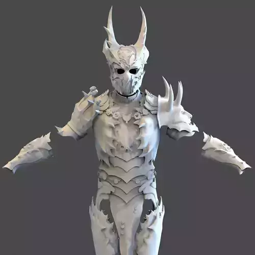 Baldurs Gate 3 Helldusk Legendary Full Body Armor with Helmet 3D print model