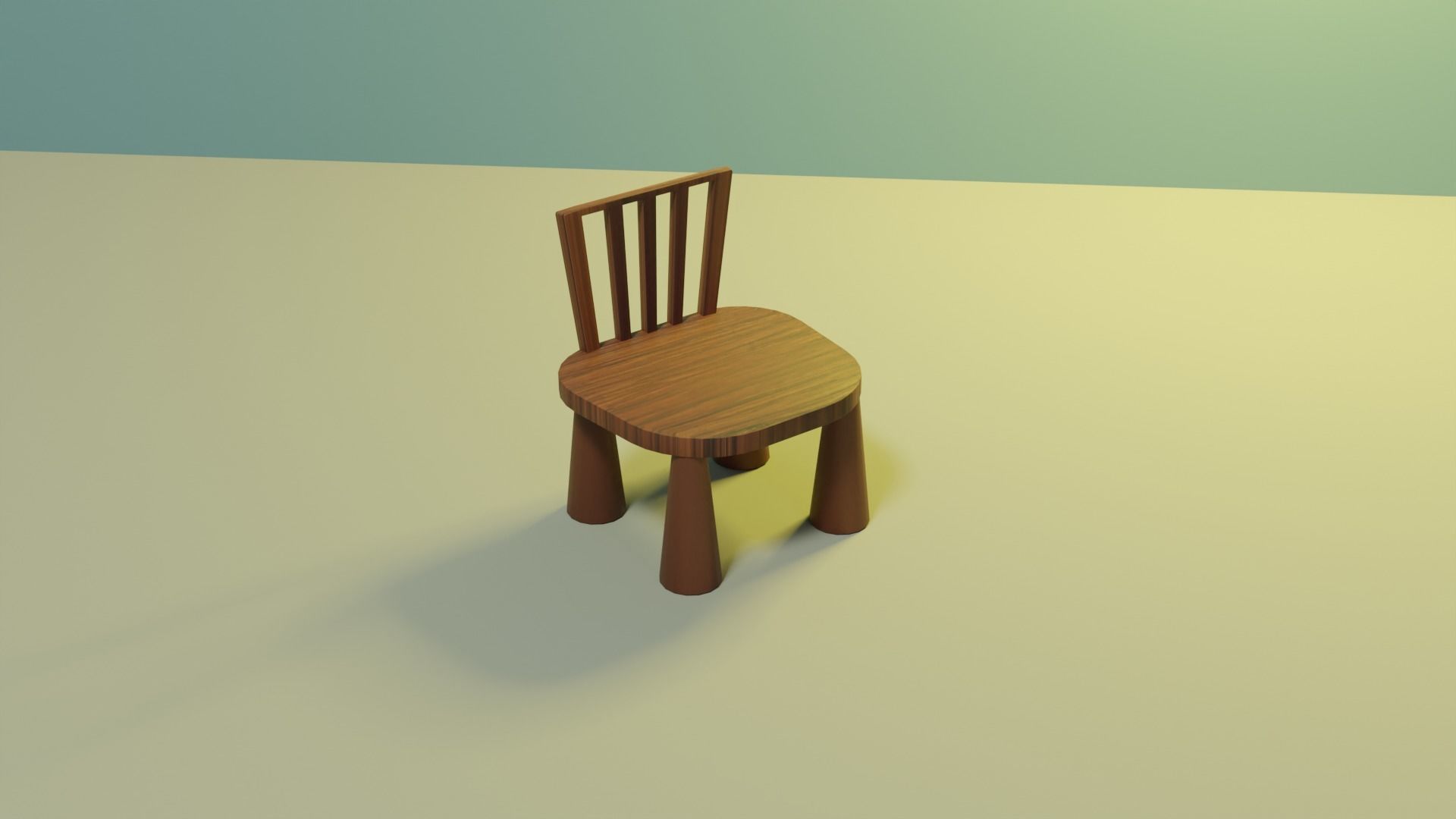 Childrens furniture PACK childrens room AND 1 item free Low-poly 3D model_6
