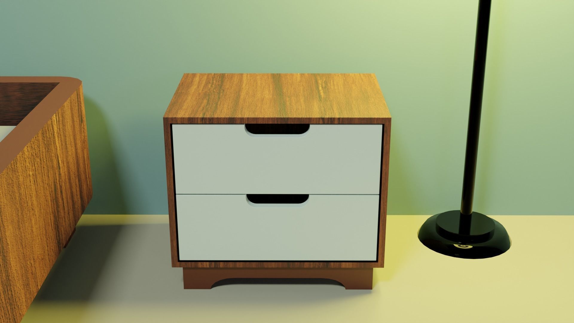 Childrens furniture PACK childrens room AND 1 item free Low-poly 3D model_5