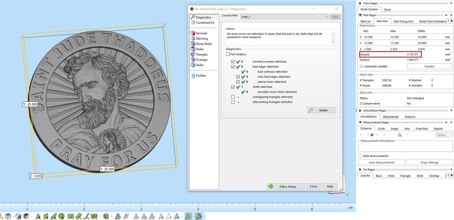 St Jude Thaddeus 3d stl 3D print model_6