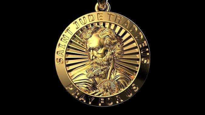 St Jude Thaddeus 3d stl 3D print model