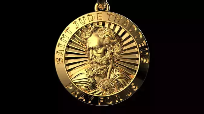 St Jude Thaddeus 3d stl 3D print model