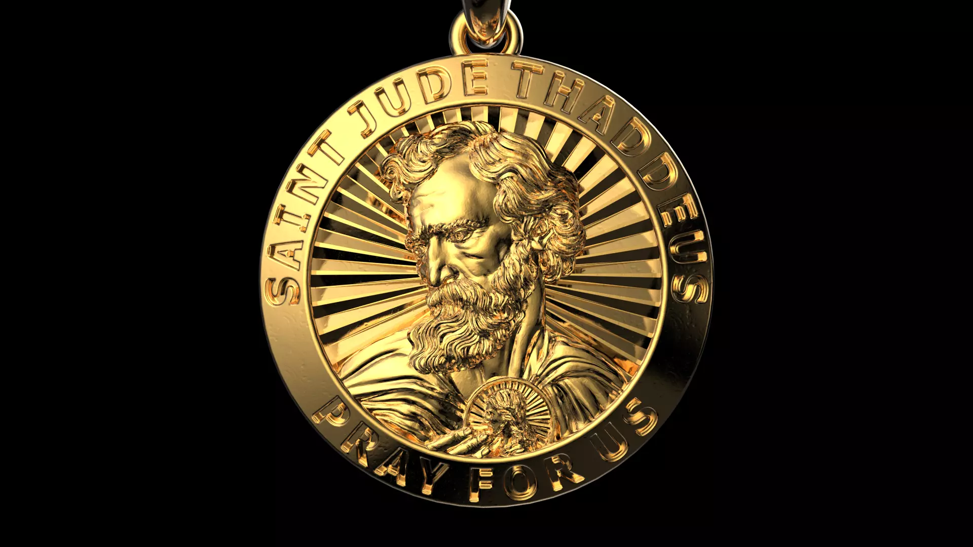 St Jude Thaddeus 3d stl 3D print model_0