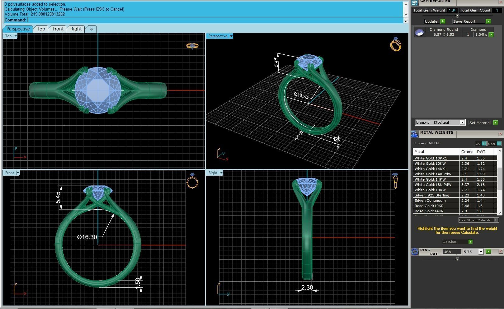 Solitaire Twist Prong R2 3D print model_2