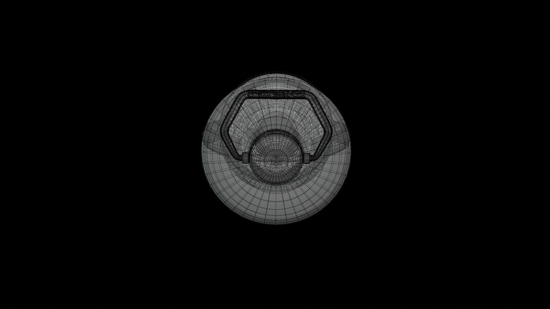 Old Lantern Low-poly 3D model_15