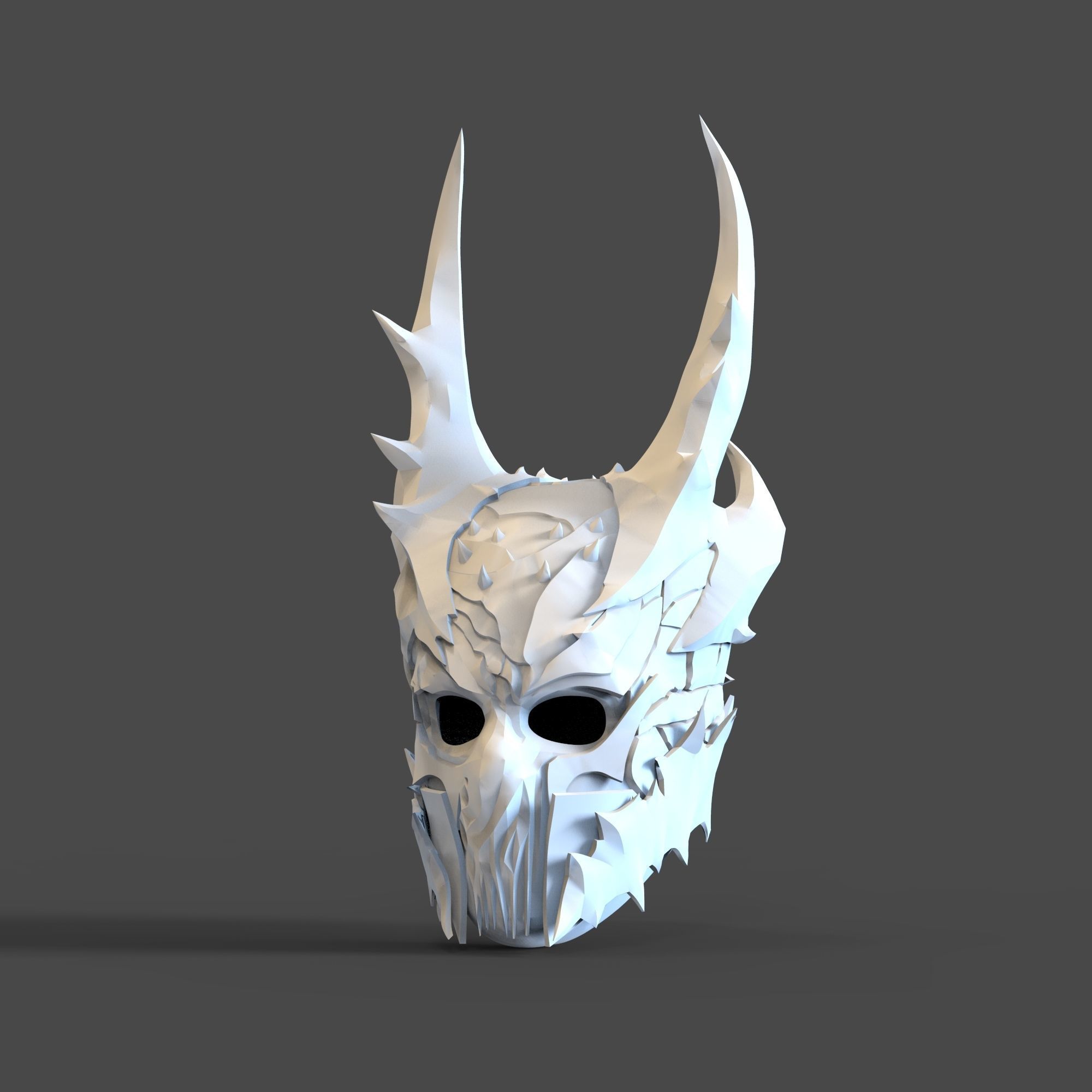 Baldurs Gate 3 Helldusk Demon Legendary Full Wearable Helmet 3D print model_80