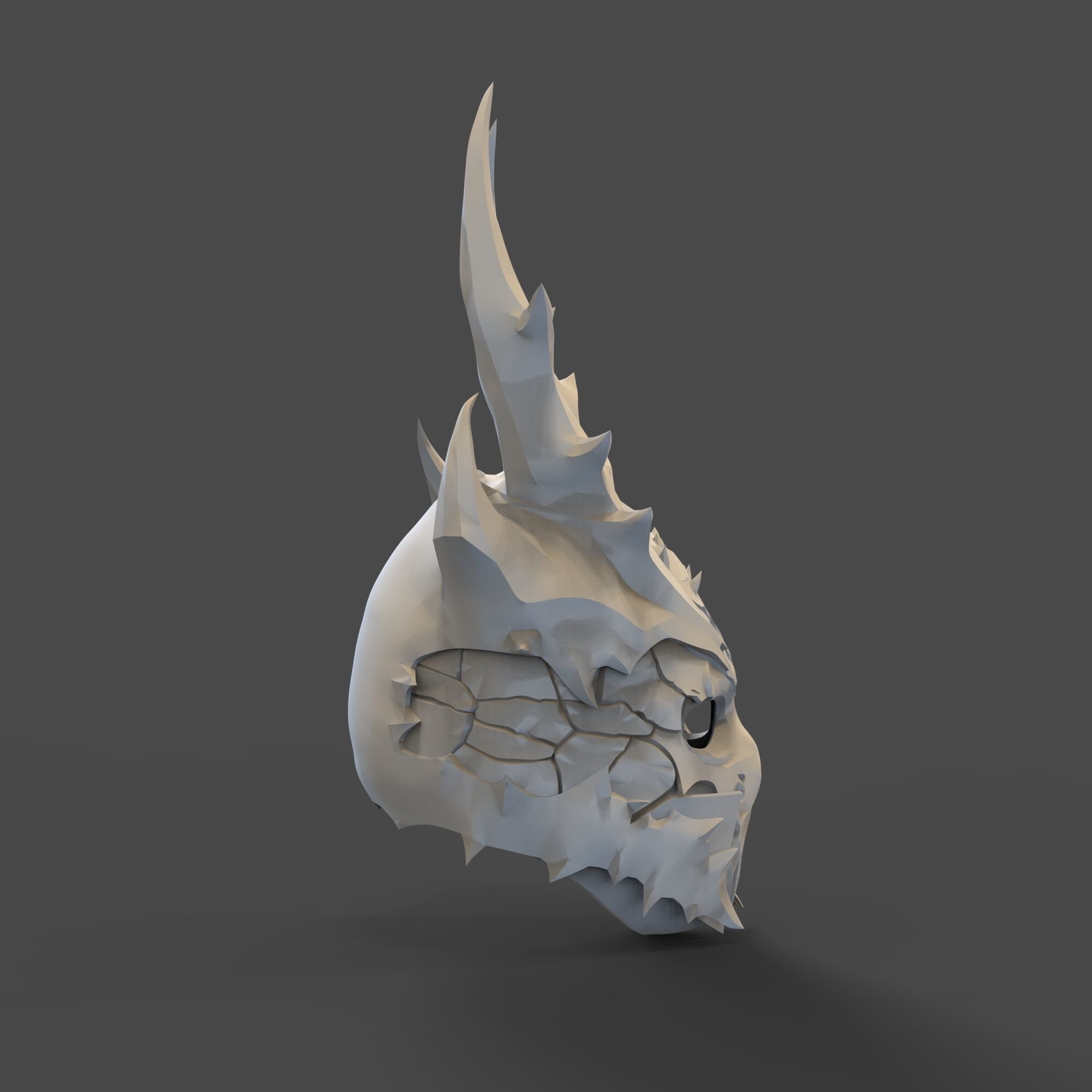 Baldurs Gate 3 Helldusk Demon Legendary Full Wearable Helmet 3D print model_69