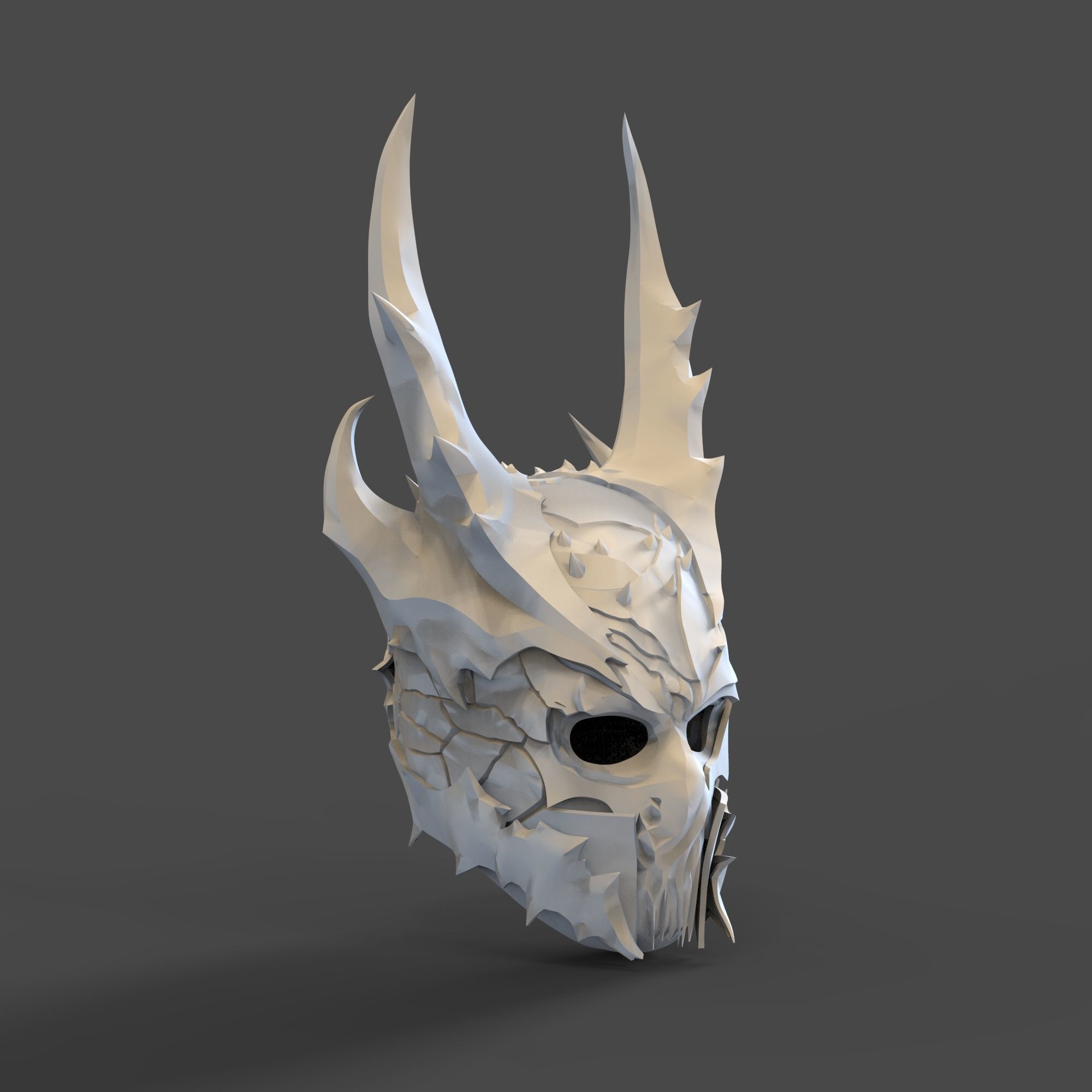Baldurs Gate 3 Helldusk Demon Legendary Full Wearable Helmet 3D print model_24