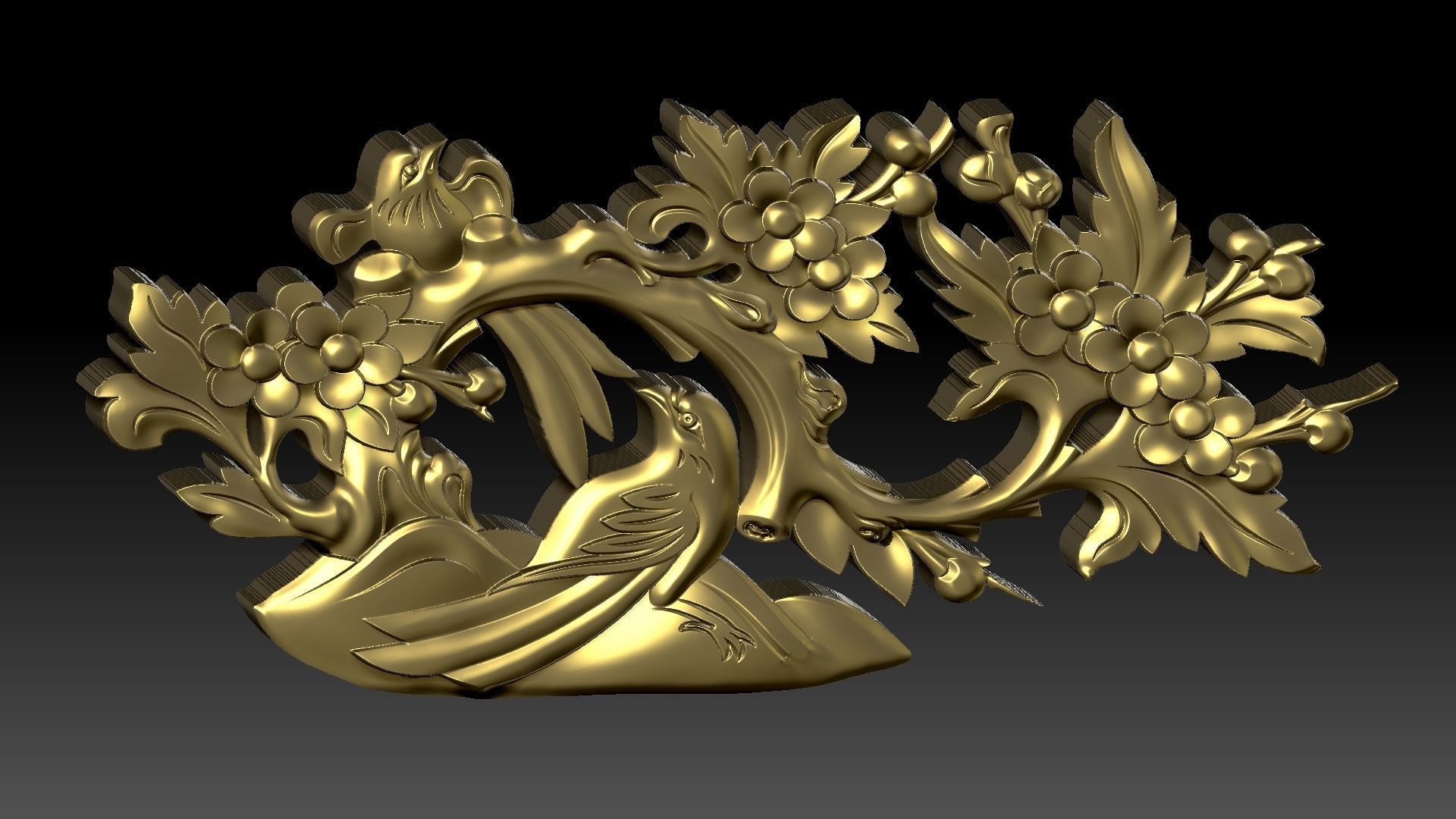 Divan pattern  3D print model_17