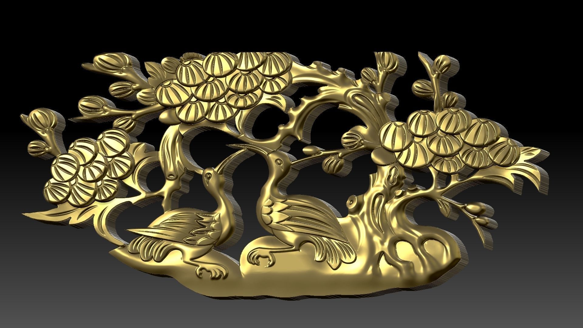 Divan pattern  3D print model_13