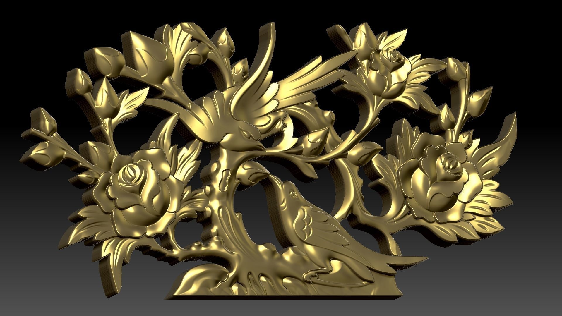 Divan pattern  3D print model_1