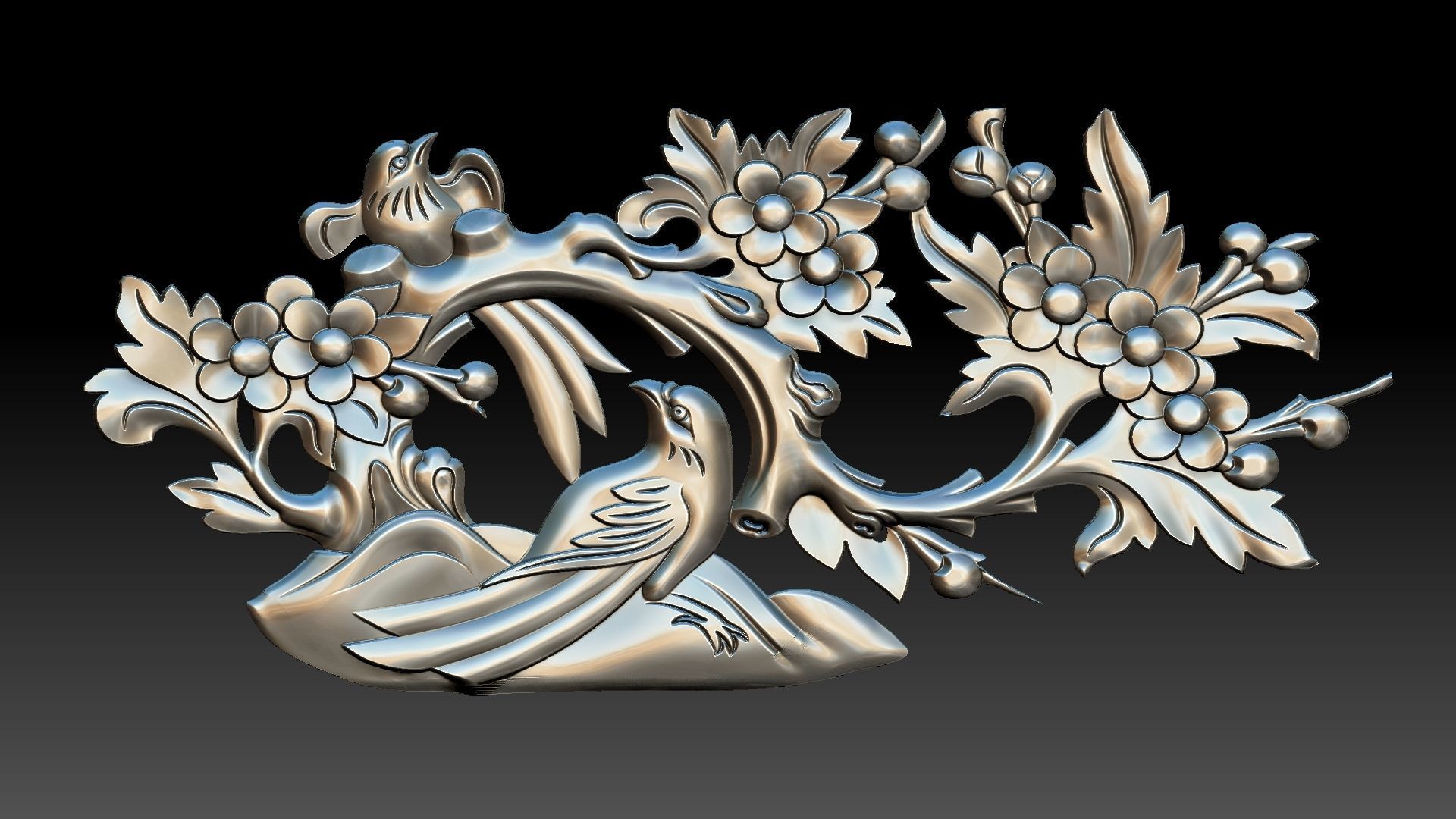 Divan pattern  3D print model_19