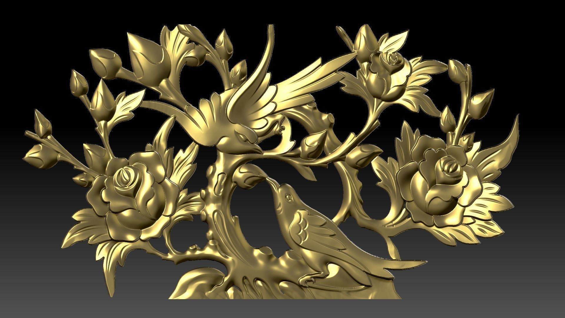 Divan pattern  3D print model_2