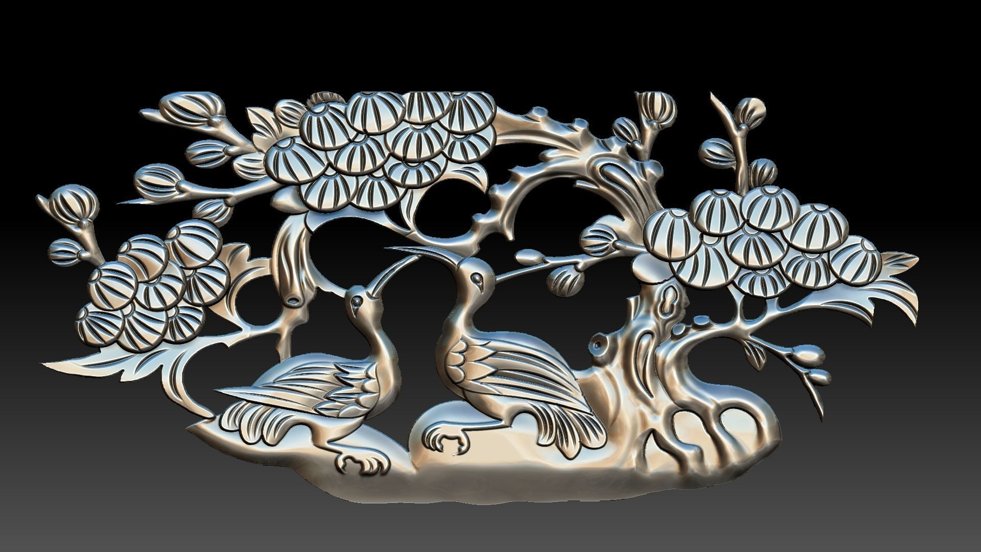 Divan pattern  3D print model_20