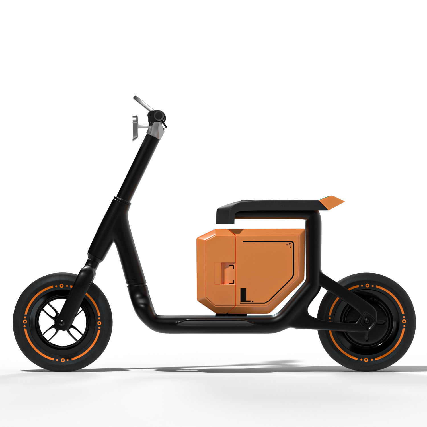 Electric Scooter 3D model_3
