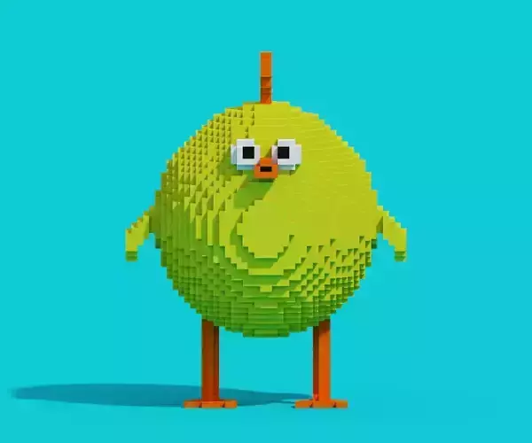  Voxel Chicken 