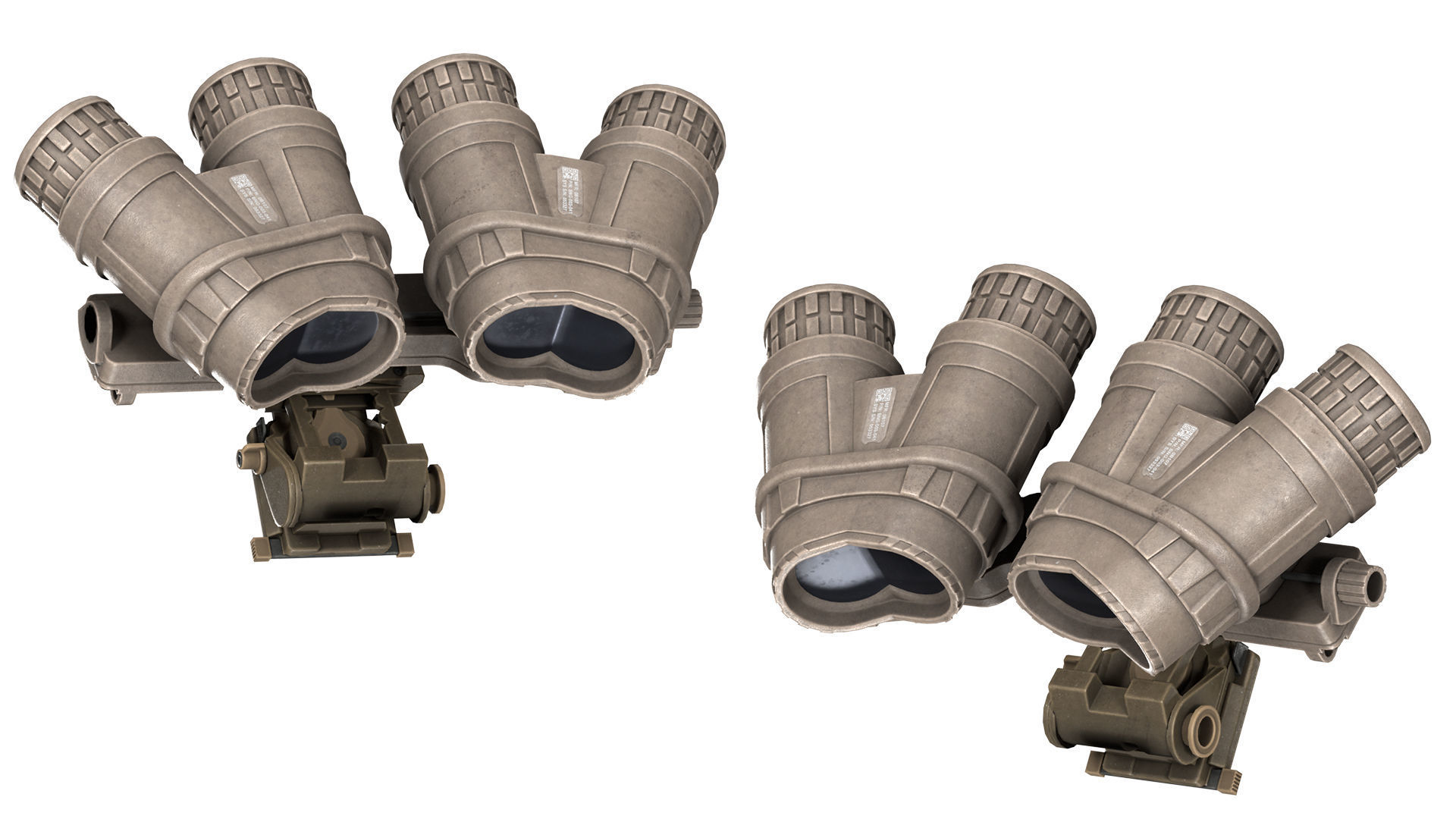 GPNVG-18 NIGHT VISION GOGGLE Low-poly 3D model_6