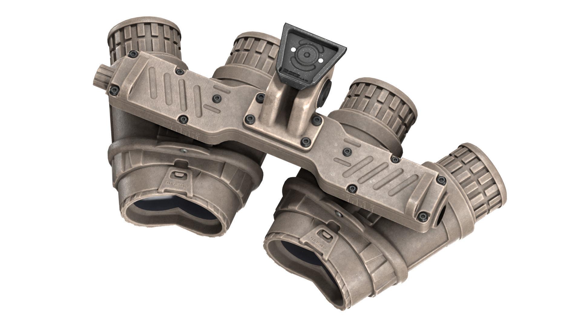 GPNVG-18 NIGHT VISION GOGGLE Low-poly 3D model_2