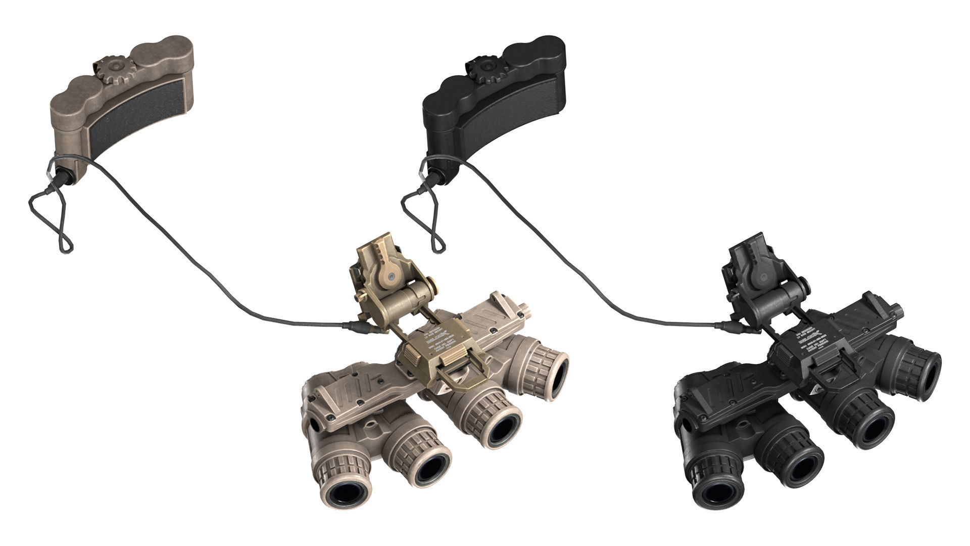 GPNVG-18 NIGHT VISION GOGGLE Low-poly 3D model_20