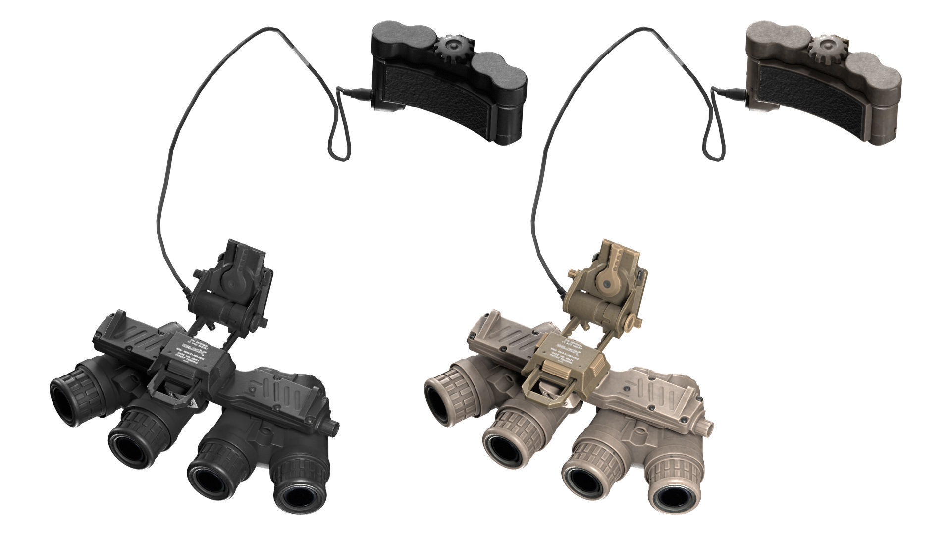 GPNVG-18 NIGHT VISION GOGGLE Low-poly 3D model_21