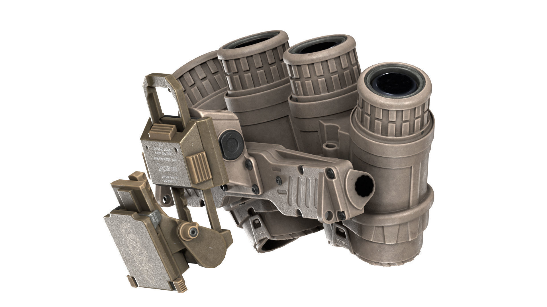 GPNVG-18 NIGHT VISION GOGGLE Low-poly 3D model_19