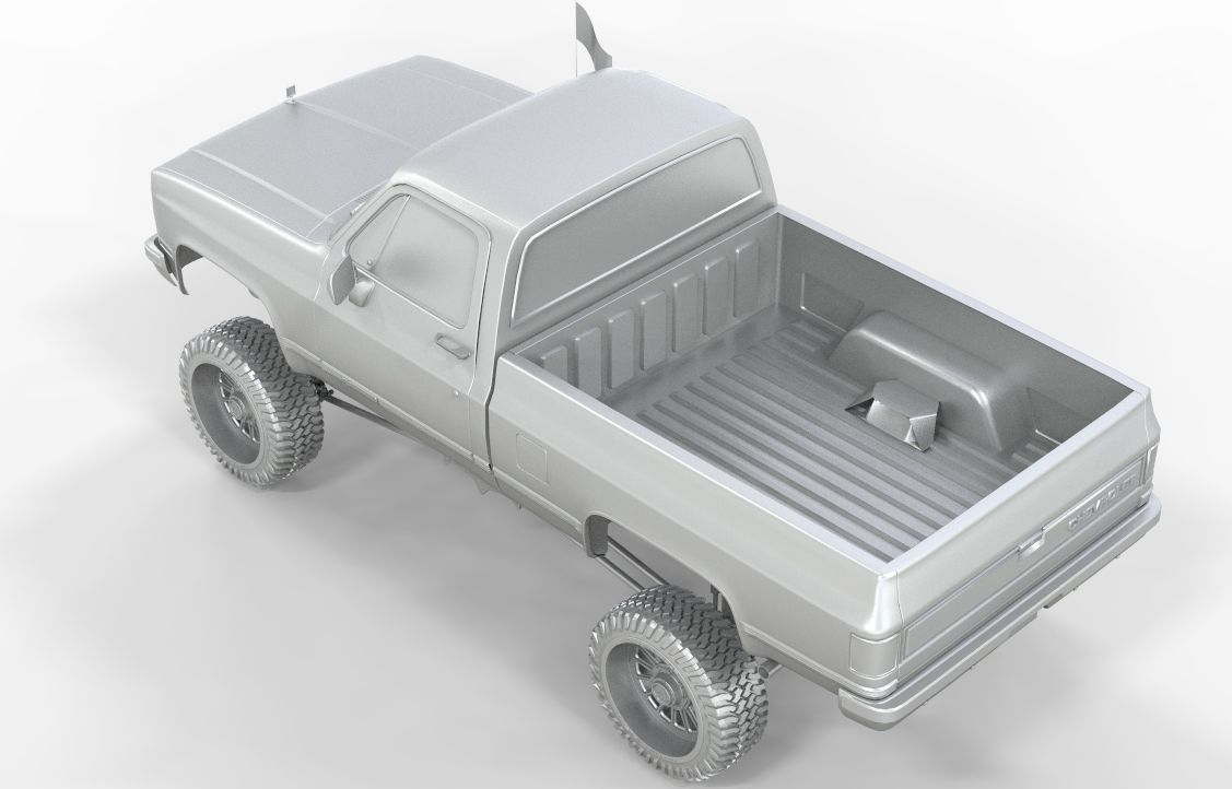 CHEVROLET C10 1500 TRUCK LIFTED 3D model_13