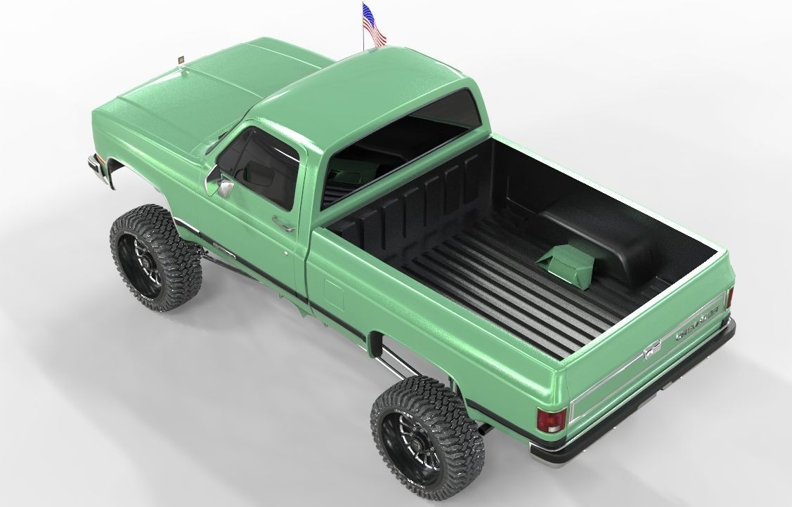 CHEVROLET C10 1500 TRUCK LIFTED 3D model_5