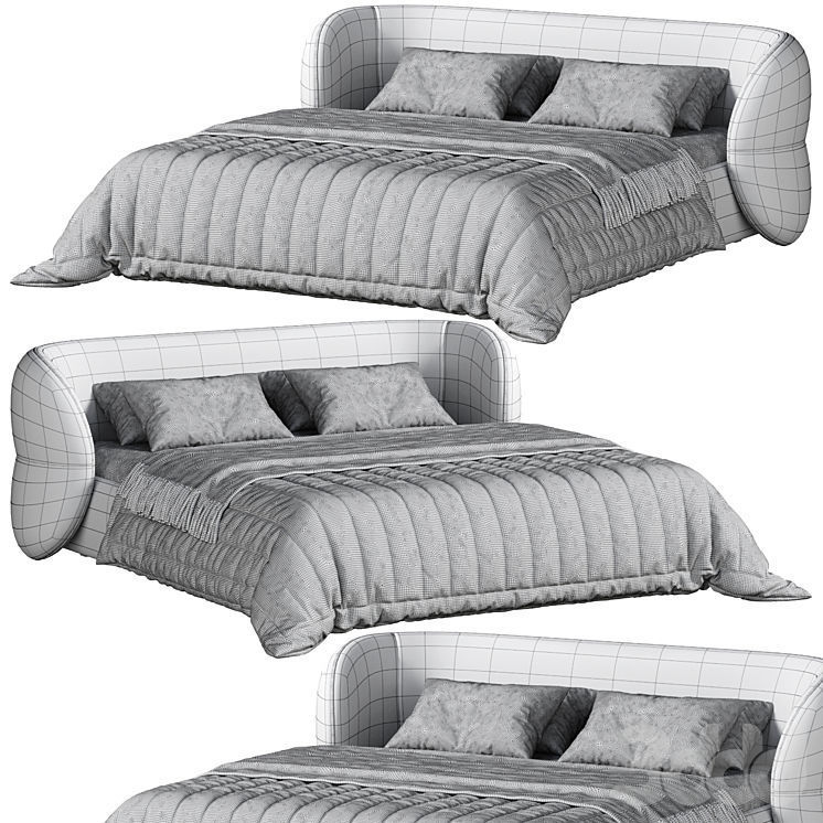 BED CLIP by stels Low-poly 3D model_2