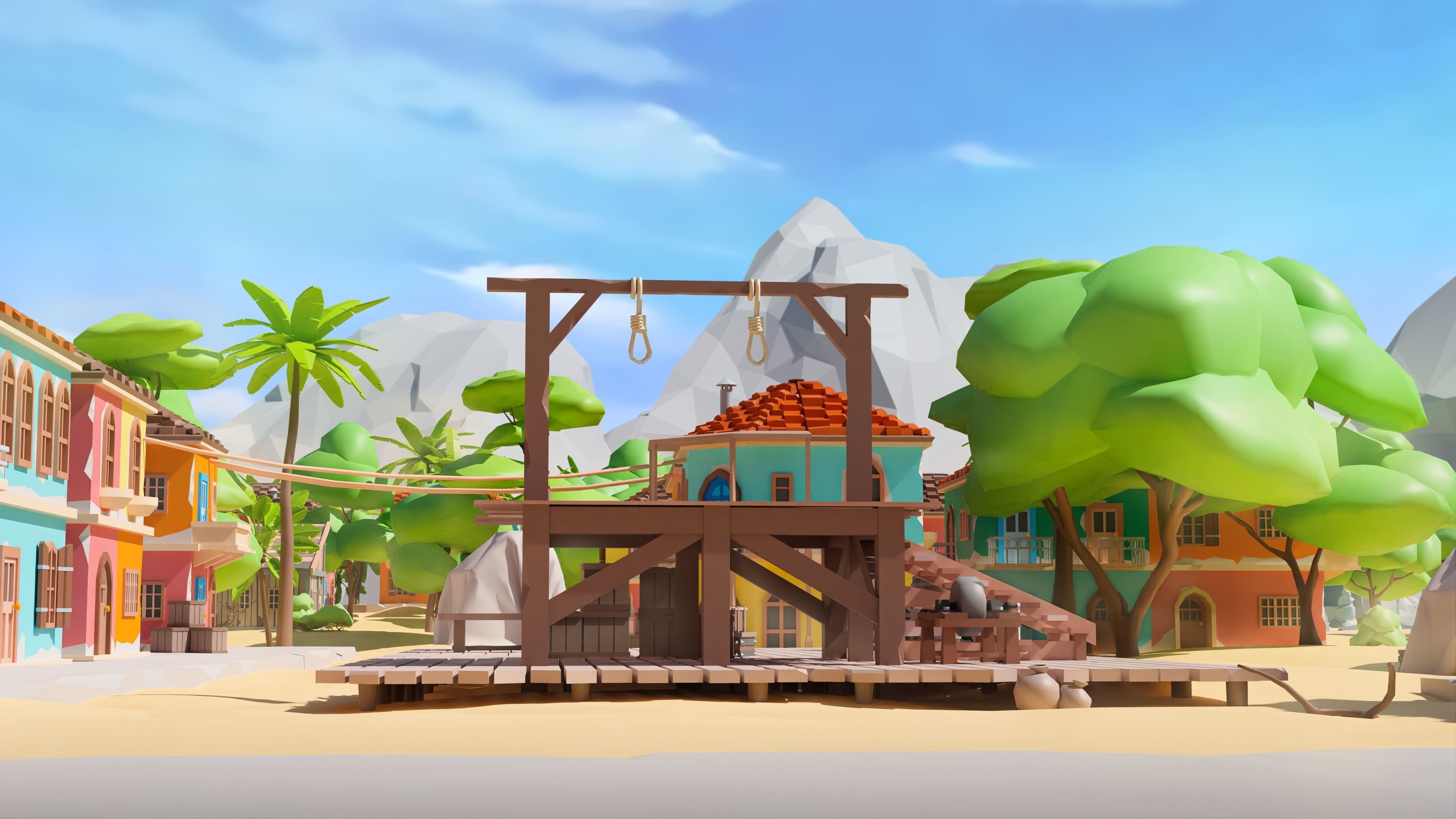 Pirates Low-poly 3D model_37