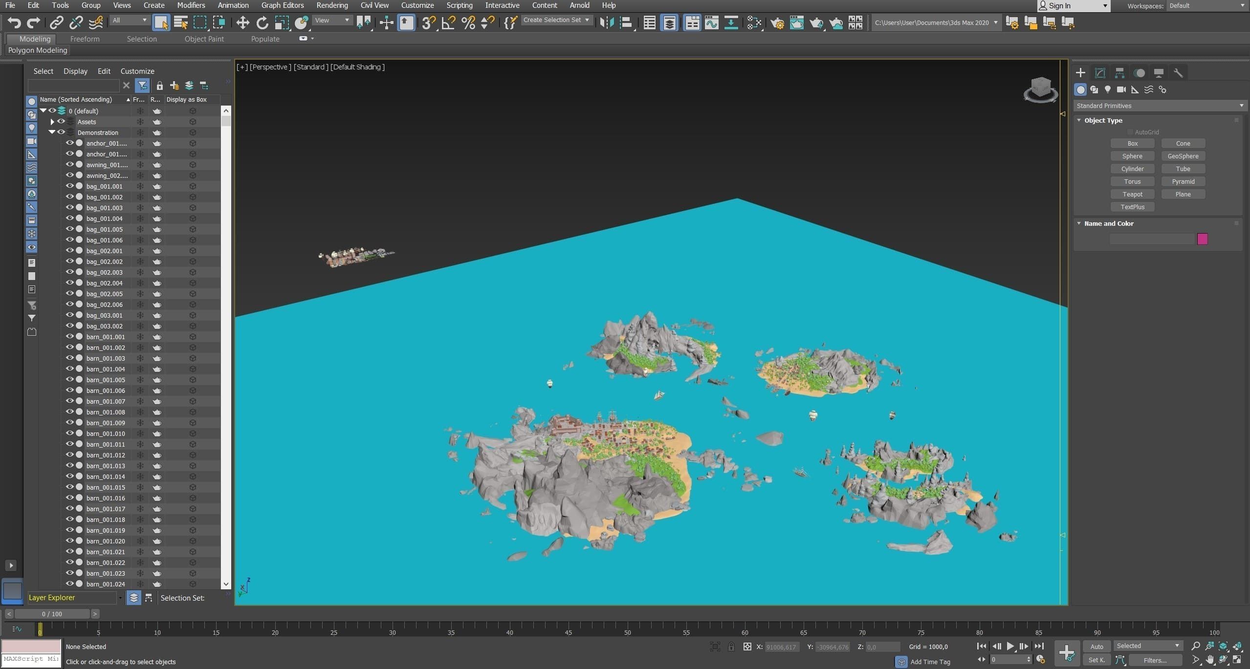 Pirates Low-poly 3D model_46