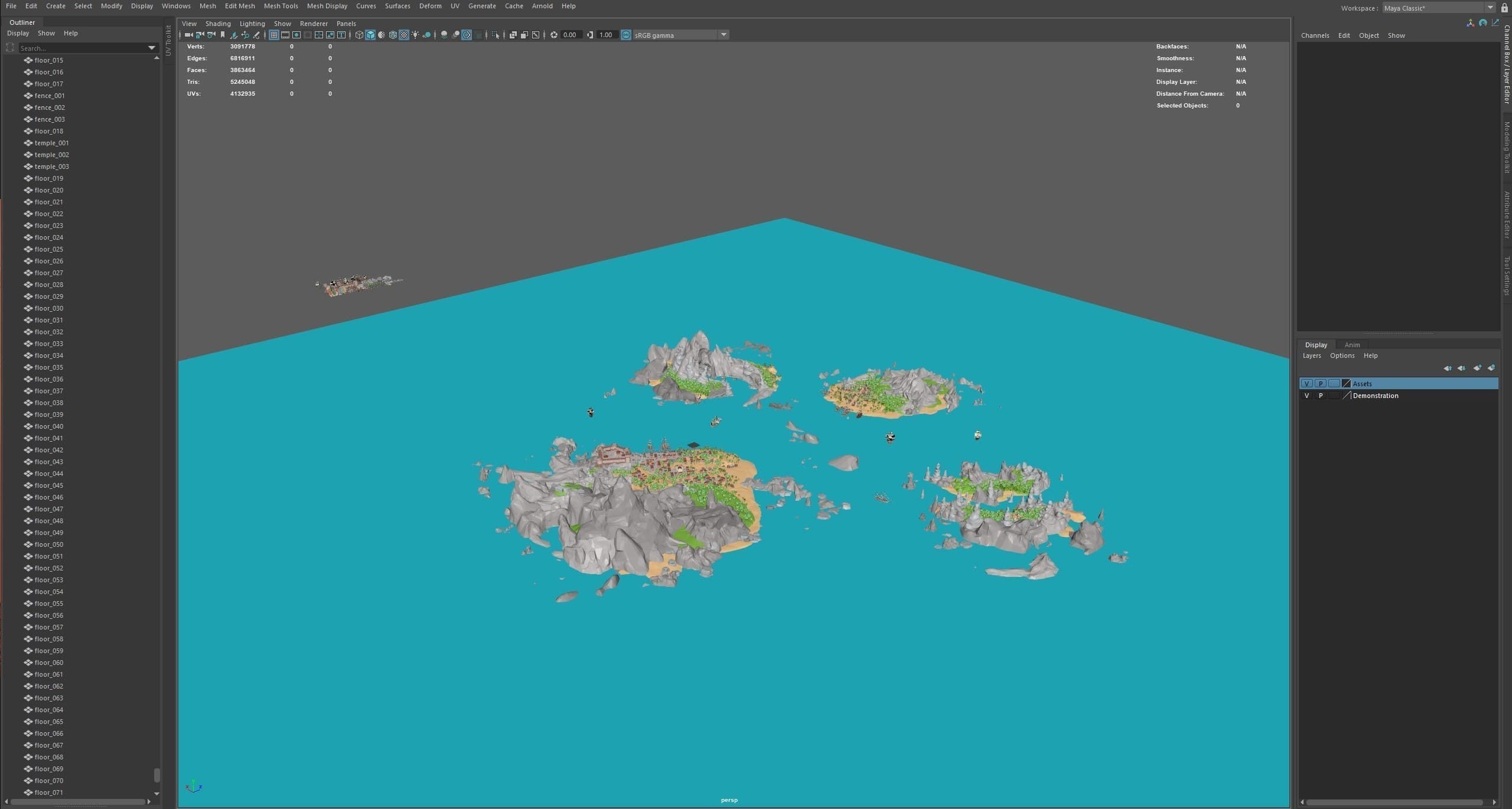 Pirates Low-poly 3D model_45