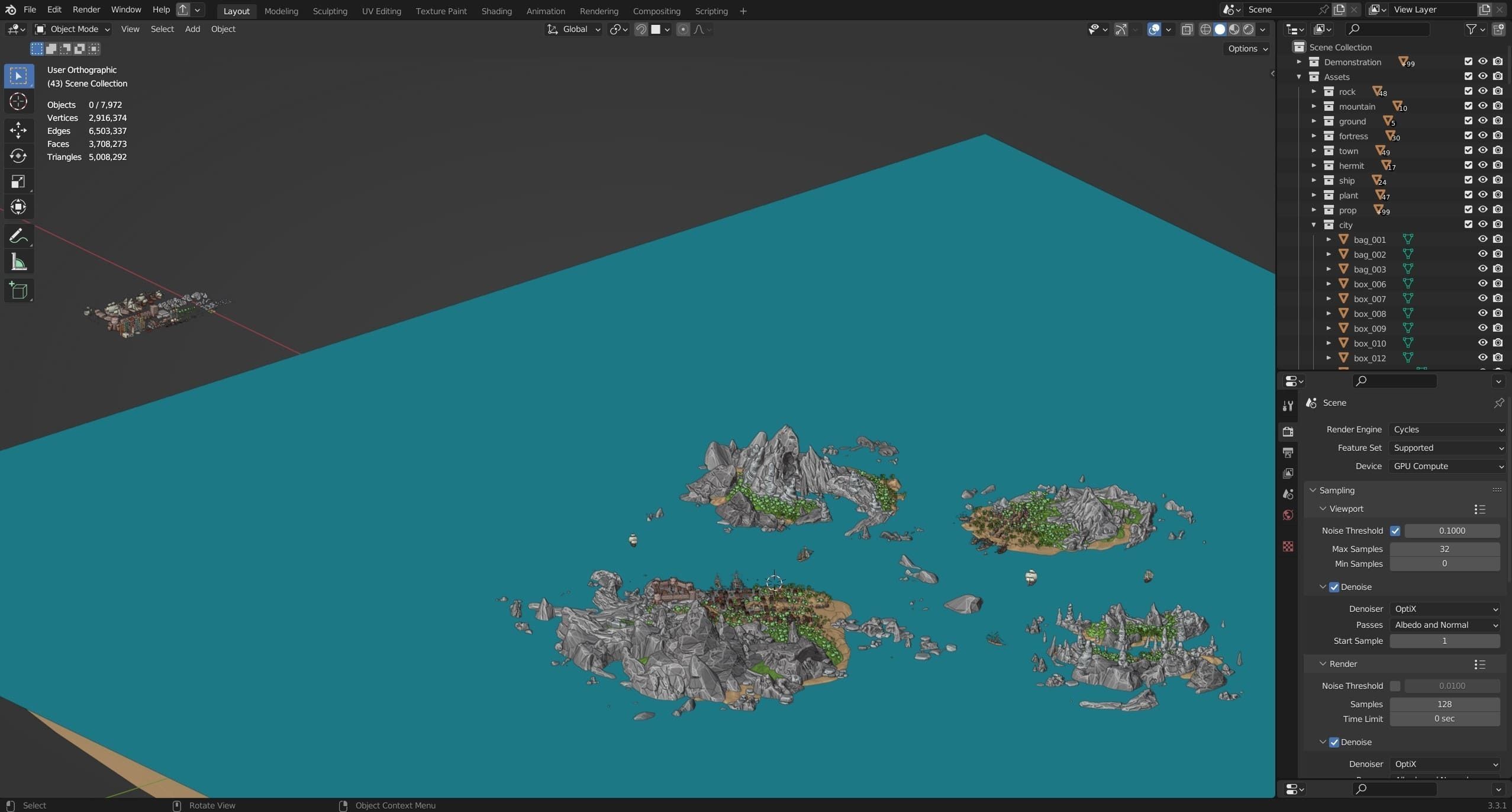 Pirates Low-poly 3D model_47