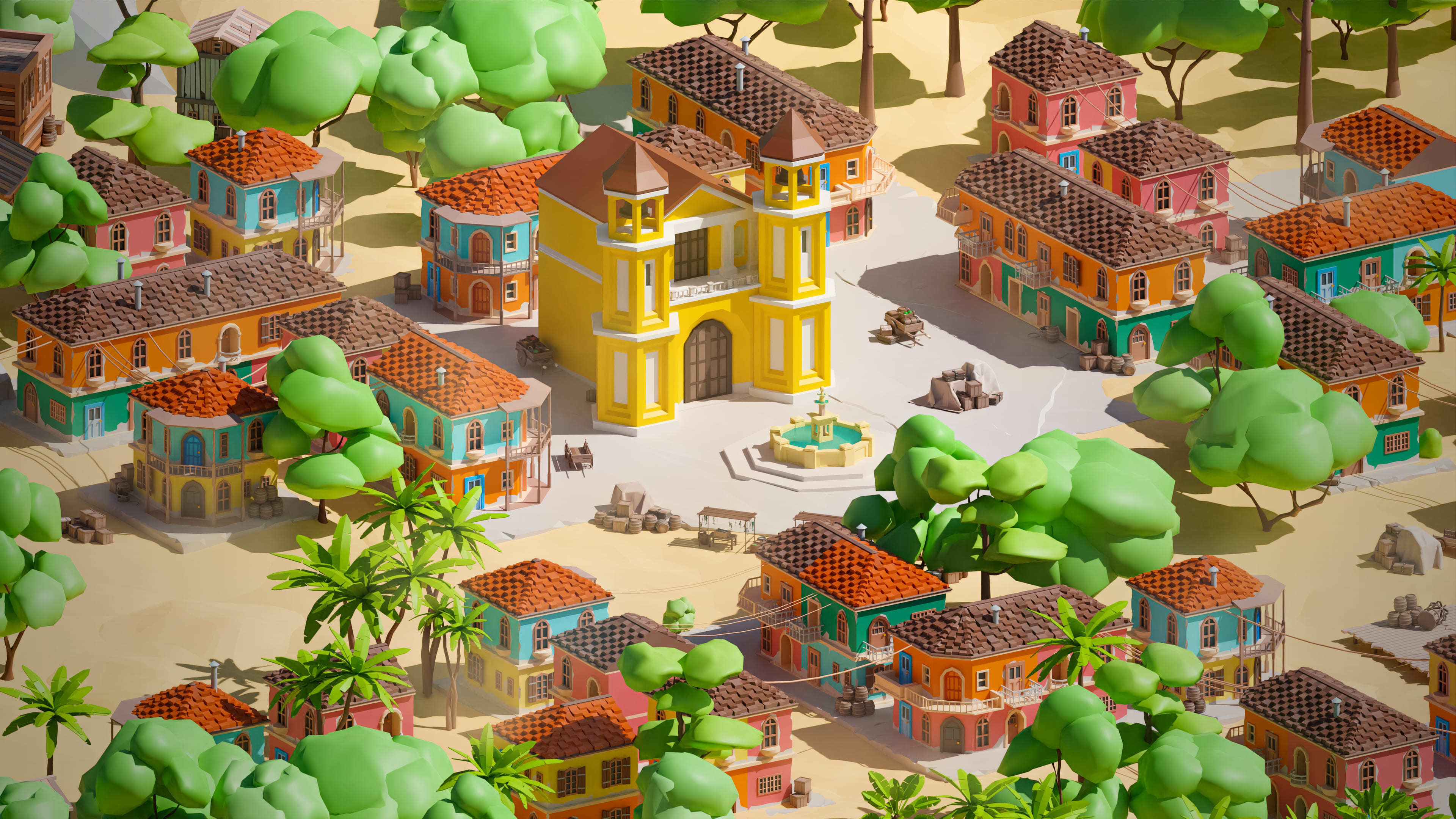 Pirates Low-poly 3D model_11